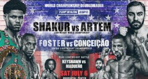 Shakur Stevenson defends his WBC lightweight world title against Artem Harutyunyan in Newark on Saturday, live on Sky Sports Photo Credit: Top Rank