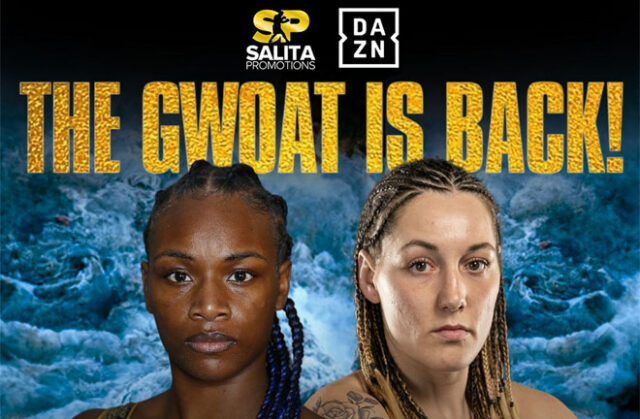 Claressa Shields will face Vanessa Lepage-Joanisse for the WBC heavyweight and WBO light heavyweight world titles in Detroit on Saturday, live on DAZN