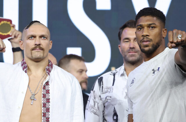 Oleksandr Usyk opens the door to a third fight with Anthony Joshua Photo source: Mark Robinson/Matchroom Boxing