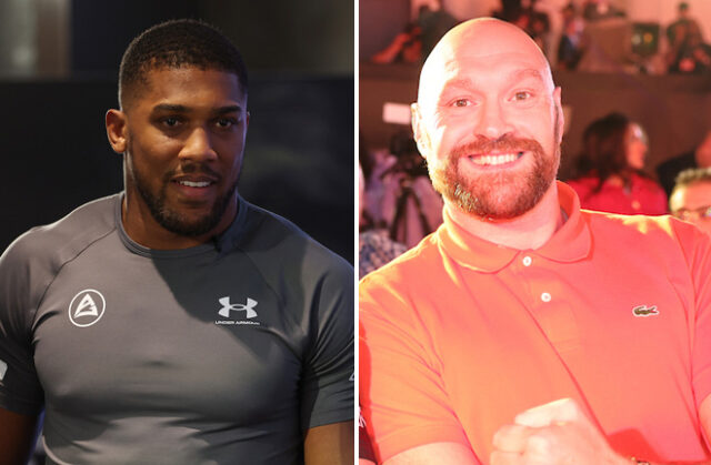 Anthony Joshua has given details of his sparring session with Tyson Fury in 2006. Photo credit: Ian Walton/Matchroom