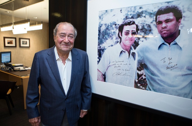 Arum - one of Hearn's chief competitors - worked with Ali (Photo Credit: Erik Verduzco)