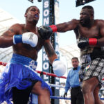 Bakole proved far too much for Anderson (Photo Credit: Mark Robinson, Matchroom Boxing)