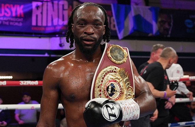 Bentley puts his WBO International middleweight title on the line against Osaze Photo Credit: Stephen Dunkley/Queensberry Promotions