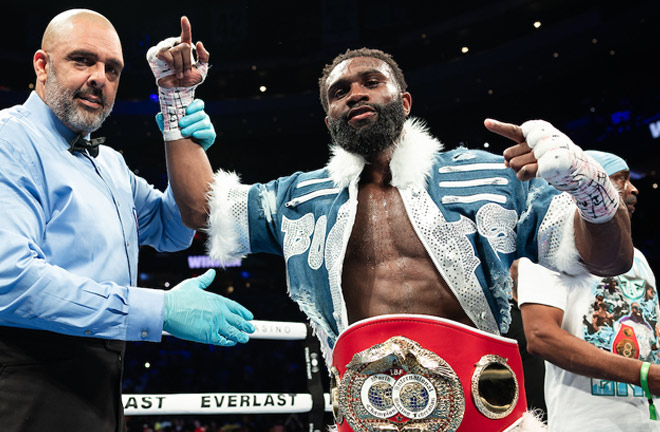 Ennis holds the IBF welterweight world title Photo Credit: Amanda Westcott/Matchroom