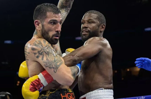 Floyd Mayweather Jr and John Gotti III last fought each other in June 2023 Photo Credit: Michele Eve Sandberg/REX/Shutterstock