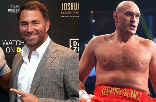 Hearn was considering signing 'The Gypsy King' (Photo Credit: AP, DAZN)