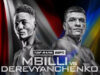 Quebec favourite Christian Mbilli steps up against Sergiy Derevyanchenko (Poster - Top Rank)