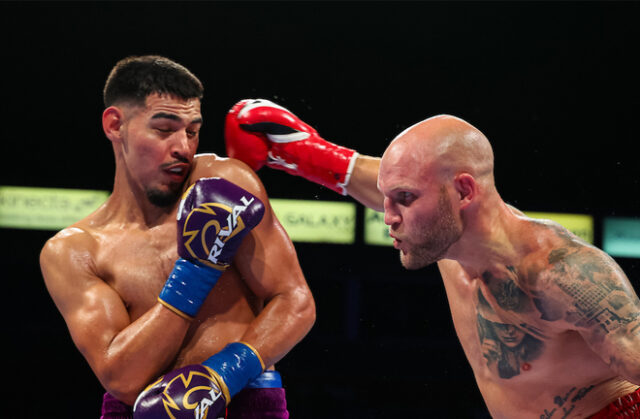 Pacheco continued his development in Los Angeles (Photo: Michael Owens, Matchroom)