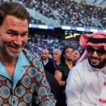 Hearn and Alalshikh’s relationship has improved significantly Photo Credit: Mark Robinson/Matchroom Boxing