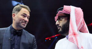 Eddie Hearn has opened up on his awkward first encounter with Turki Alalshikh Photo Credit: Mark Robinson/Matchroom Boxing