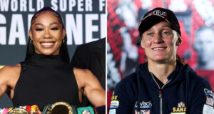 Alycia Baumgardner defends her super featherweight world titles against Delfine Persoon on Friday in Atlanta Photo Credit: Ed Mulholland/ Mark Robinson/Matchroom