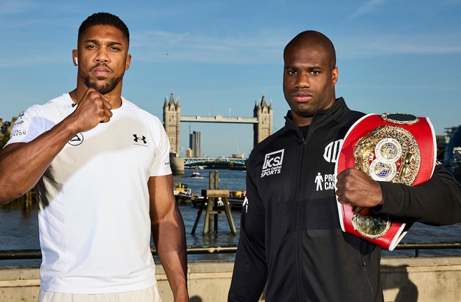 Joshua and Dubois will do battle at Wembley Stadium Photo Credit: Mark Robinson Matchroom Boxing