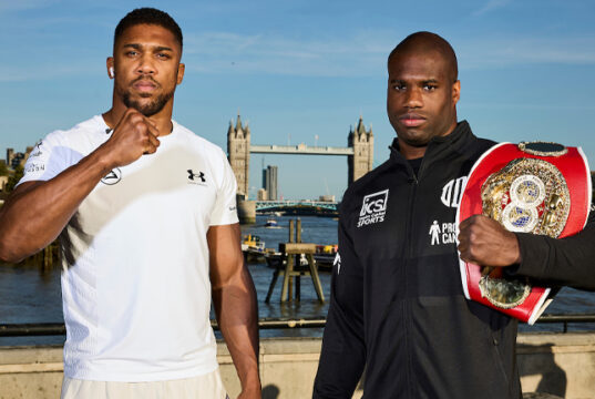 Joshua and Dubois will fight for the IBF heavyweight title (Photo Credit: Mark Robinson, Matchroom Boxing)