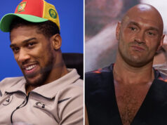 Anthony Joshua finished above Tyson Fury in the Forbes list for the highest-paid athletes for 2024 Photo Credit: Mark Robinson Matchroom Boxing/Stephen Dunkley/Queensberry