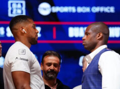 There has been tension between Joshua and Dubois (Photo Credit: PA)