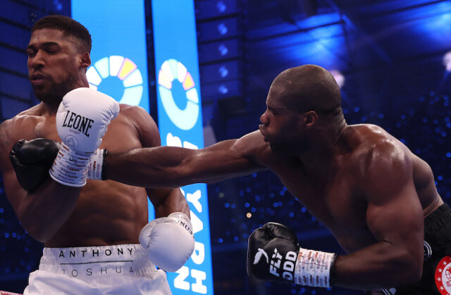 Joshua suffered a huge setback at Wembley (Photo Credit: Mark Robinson Matchroom Boxing)