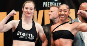 Alycia Baumgardner vs Delfine Persoon ruled no contest due to cut in fourth round.