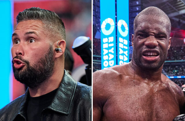 Tony Bellew is hopeful of seeing a showdown between Daniel Dubois and Joseph Parker Photo Credit: Mark Robinson Matchroom Boxing