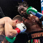 Crawford beat Madrimov in August to become WBA super welterweight champion Photo Credit: Mark Robinson Matchroom Boxing