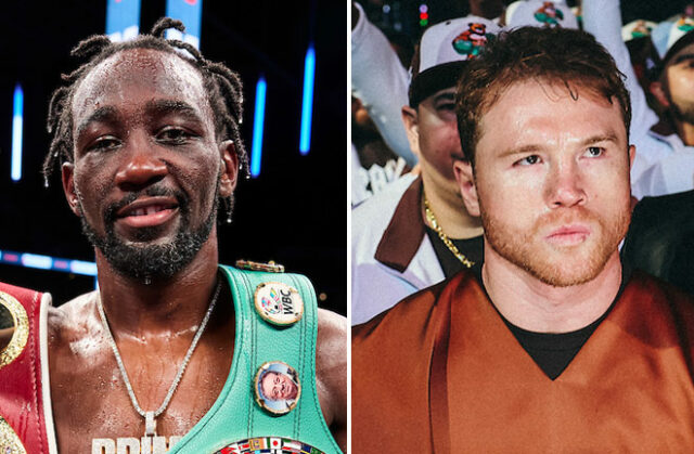 Terence Crawford says he has no doubt he would beat Canelo Alvarez. Photo: Mark Robinson/Amanda Westcott/Matchroom