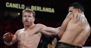 Canelo proved to be too much for Berlanga (Photo Credit: AP)