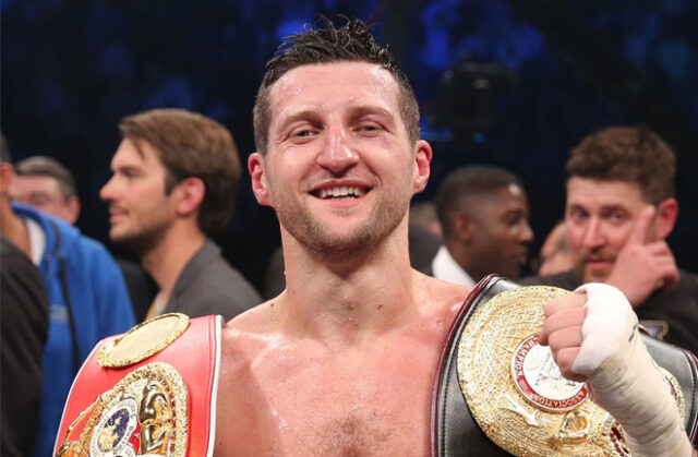 Carl Froch was jokingly called out for a Wembley showdown with Caleb Plant Photo Credit: PA