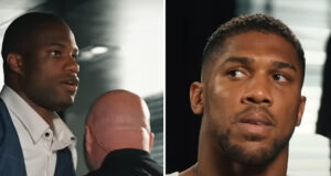 Anthony Joshua and Daniel Dubois clashed ahead of their world heavyweight title fight on September 21 at Wembley Stadium Photo Credit: DAZN