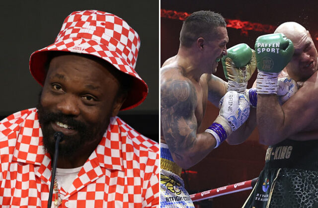 Derek Chisora has backed Oleksandr Usyk to stop Tyson Fury in their rematch on December 21 Photo Credit: Mark Robinson Matchroom Boxing/Mikey Williams/Top Rank