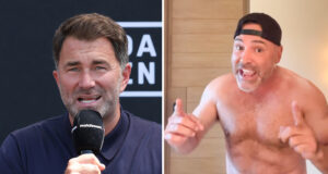 Eddie Hearn has slammed Oscar De La Hoya's recent criticism of Canelo Alvarez Photo Credit: Melina Pizano/Matchroom/Instagram @oscardelahoya