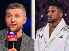 Carl Froch believes Anthony Joshua should fight Tyson Fury next instead of looking at a rematch with Daniel Dubois Photo Credit: Dave Thompson/Mark Robinson Matchroom Boxing