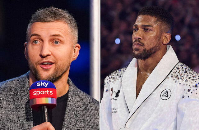 Carl Froch believes Anthony Joshua should fight Tyson Fury next instead of looking at a rematch with Daniel Dubois Photo Credit: Dave Thompson/Mark Robinson Matchroom Boxing