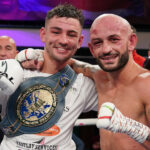 Noakes and Ceglia embrace after their fight Photo Credit: Stephen Dunkley/Queensberry Promotions