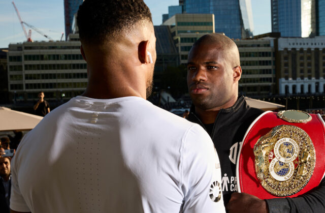 Dubois sent Joshua a chilling message (Image credit: Mark Robinson, Matchroom Boxing)