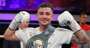 Sam Noakes retained his European lightweight title with an eighth round retirement win over Gianluca Ceglia at York Hall on Friday Photo Credit: Stephen Dunkley/Queensberry Promotions