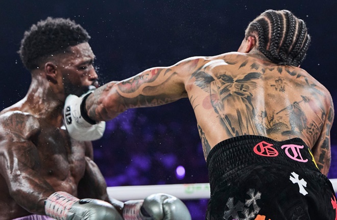 Davis scored a brutal knockout of Martin in June Photo Credit: Esther Lin/Premier Boxing Champions