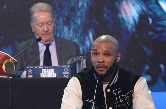 Eubank Jr. apologized to Warren, Hearn and Sauerland after the angry outburst at the press conference. Photo: Mark Robinson Matchroom Boxing