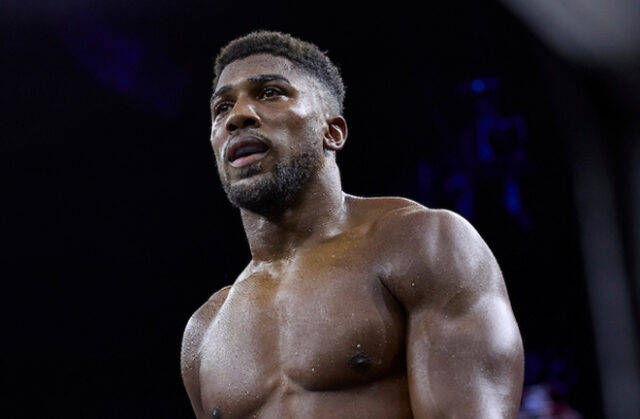 Joshua is at a crossroads Photo Credit: Mark Robinson Matchroom Boxing