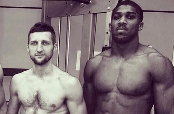 Joshua and Froch trained together