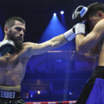 Artur Beterbiev edged past Dmitry Bivol to become the undisputed light heavyweight champion in Riyadh on Saturday Photo Credit: Mikey Williams/Top Rank