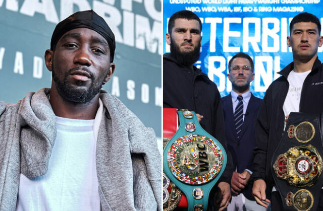 Terence Crawford has picked Dmitry Bivol to beat Artur Beterbiev in their undisputed light heavyweight title battle Photo Credit: Mark Robinson Matchroom Boxing