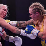 O’Connell was stopped by Australian rival Ebanie Bridges in December 2022 Photo Credit: Mark Robinson Matchroom Boxing