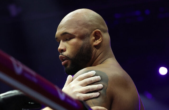 Frank Warren says Frazer Clarke suffered a suspected fractured cheekbone after his defeat to Fabio Wardley in Riyadh on Saturday Photo Credit: Leigh Dawney/Queensberry Promotions