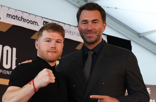 Canelo joined Hearn after leaving De La Hoya Photo Credit: Ed Mulholland/Matchroom