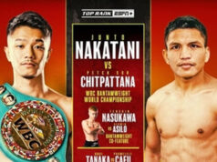 Nakatani defends his crown on Monday (Poster Credit: Top Rank)