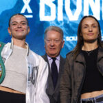 Nicolson defends her WBC featherweight world title against Chapman Photo Credit: Mark Robinson Matchroom Boxing