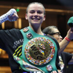 Nicolson retained her WBC featherweight world title Photo Credit: Leigh Dawney/Queensberry Promotions