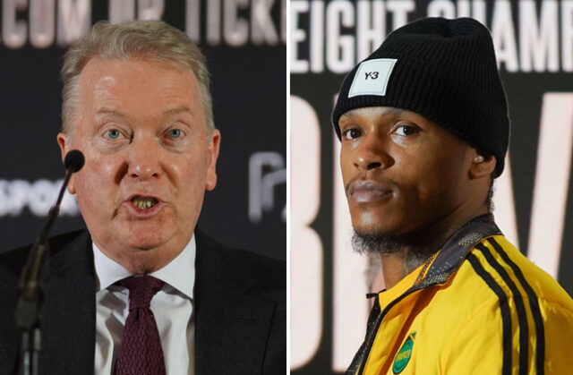 Frank Warren says Anthony Yarde turned down fights with Joshua Buatsi and Dmitry Bivol Photo Credit: Stephen Dunkley/Queensberry Promotions