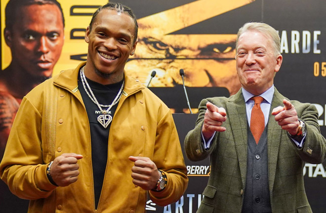 The relationship between Yarde and Warren appears to have broken down. Photo: Stephen Dunkley/Queensberry Promotions