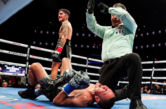 Bam Rodriguez knocked out Estrada in June. Photo: Melina Pizano/Matchroom