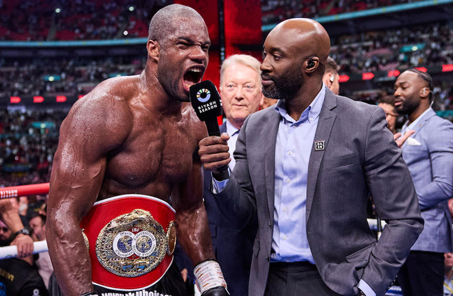 Dubois has called out Paul Photo Credit: Mark Robinson Matchroom Boxing